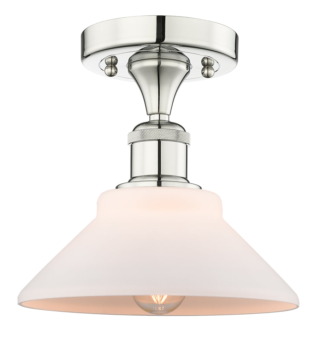 Innovations Lighting Orwell 9" Flush Mount - Polished Nickel
