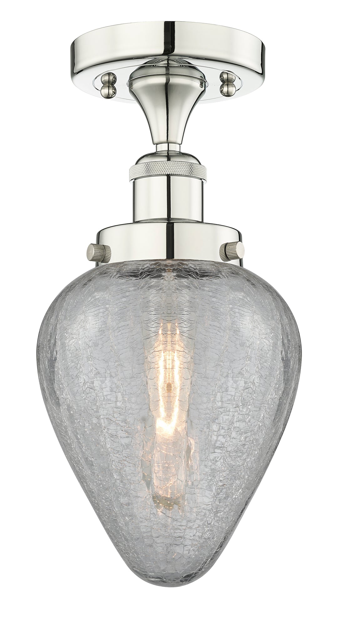 Innovations Lighting Geneseo 6" Semi-Flush Mount - Polished Nickel