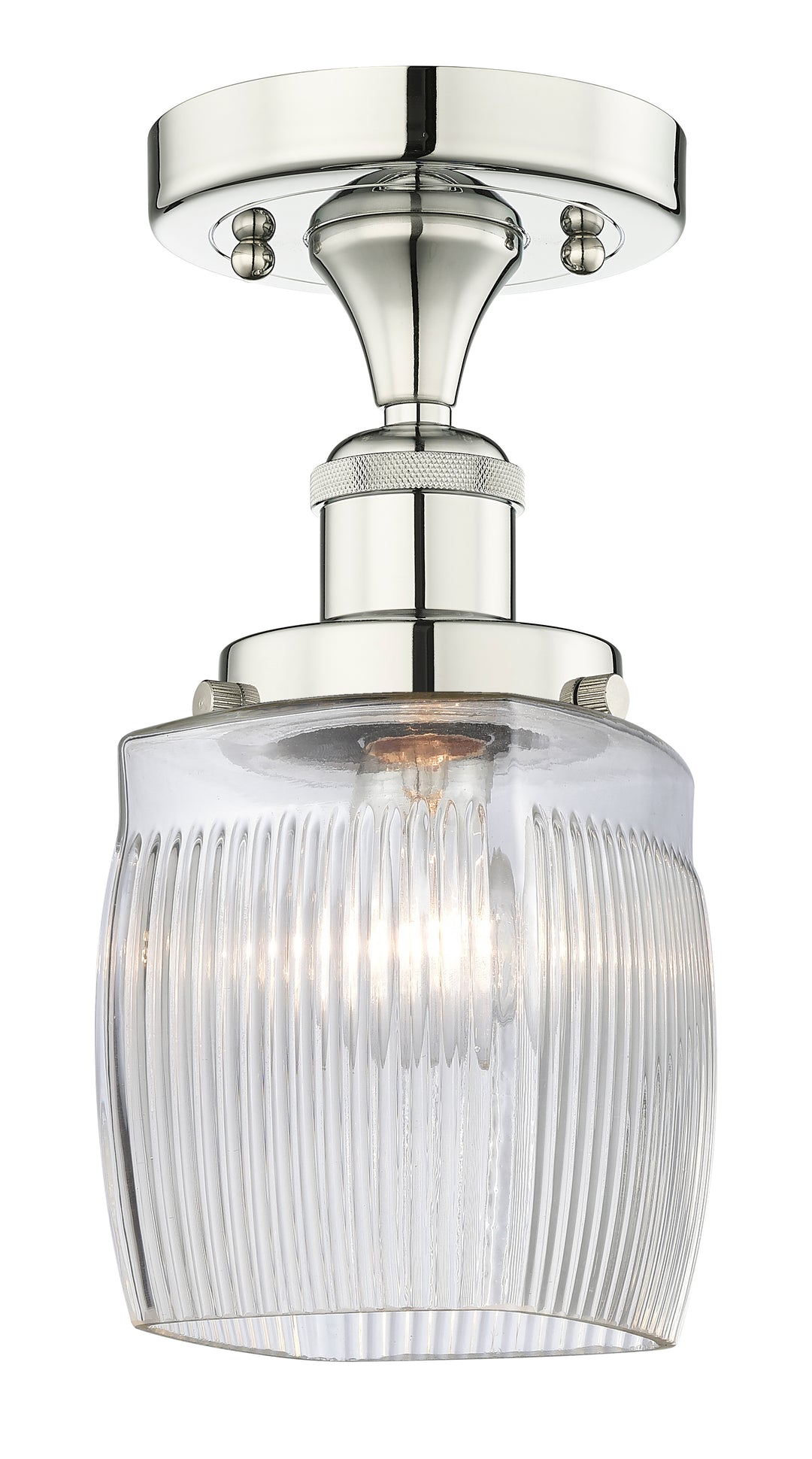 Innovations Lighting Colton 6" Semi-Flush Mount - Polished Nickel