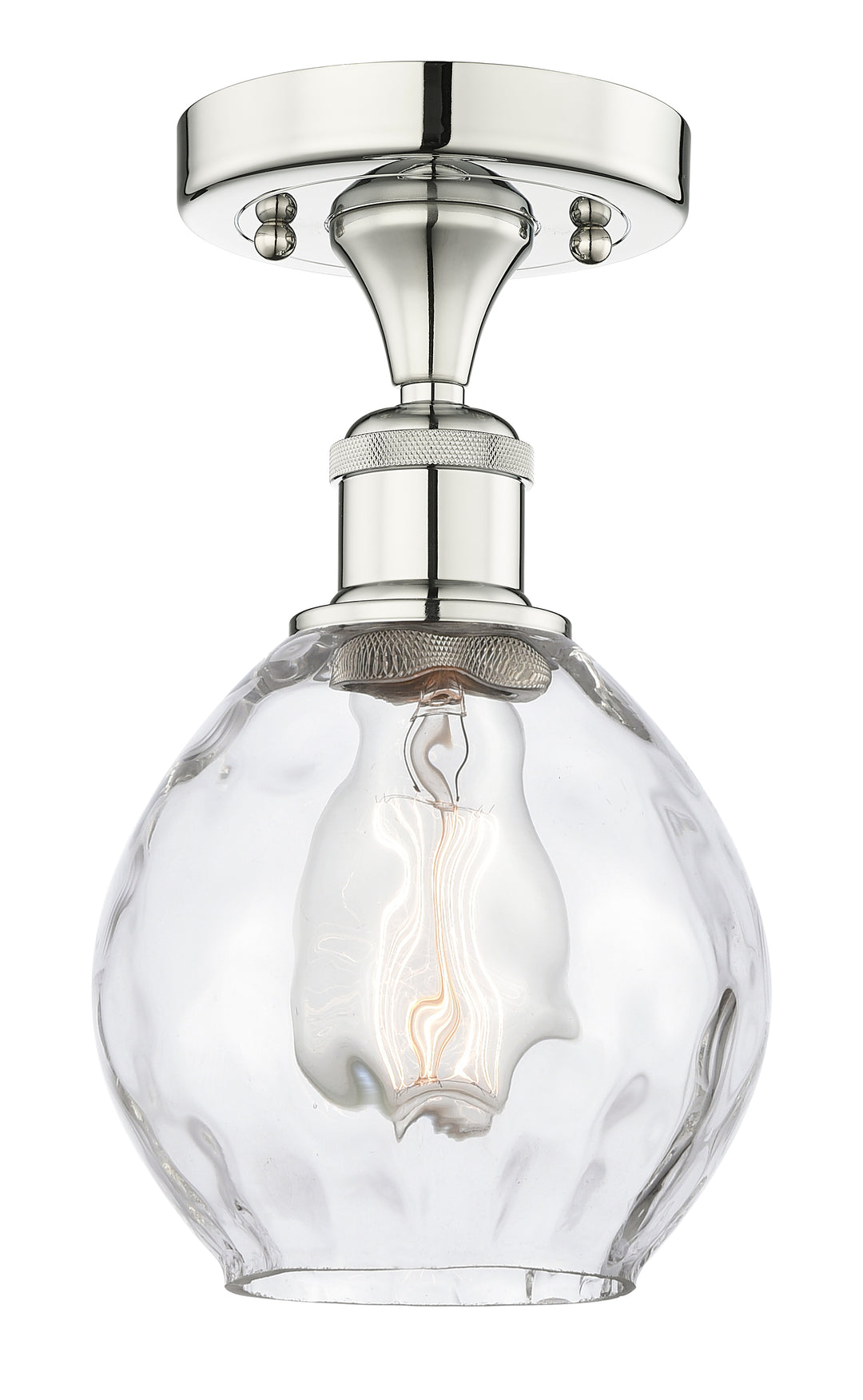 Innovations Lighting Waverly 6" Semi-Flush Mount - Polished Nickel
