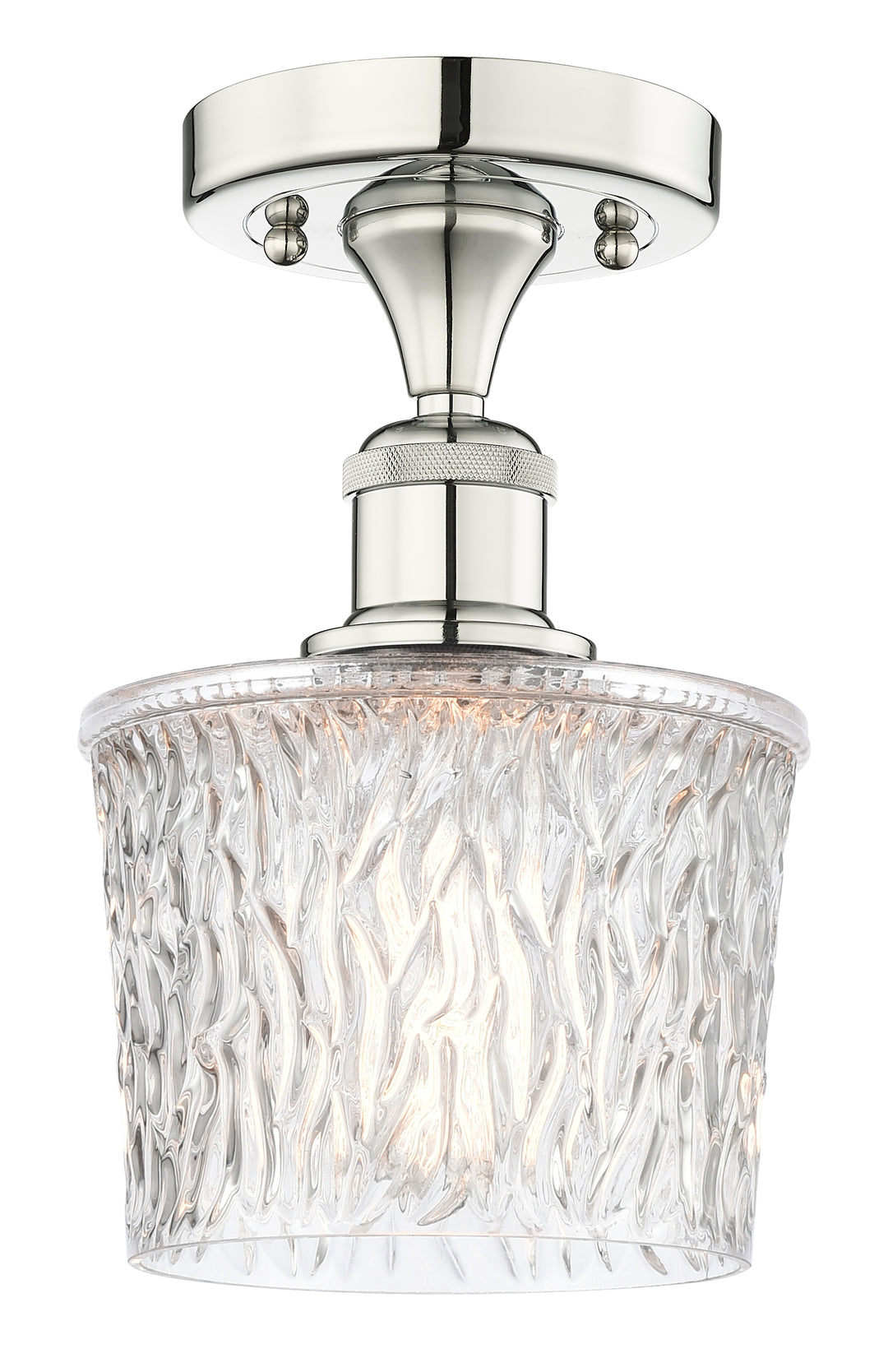 Innovations Lighting Niagara 6.5" Semi-Flush Mount - Polished Nickel