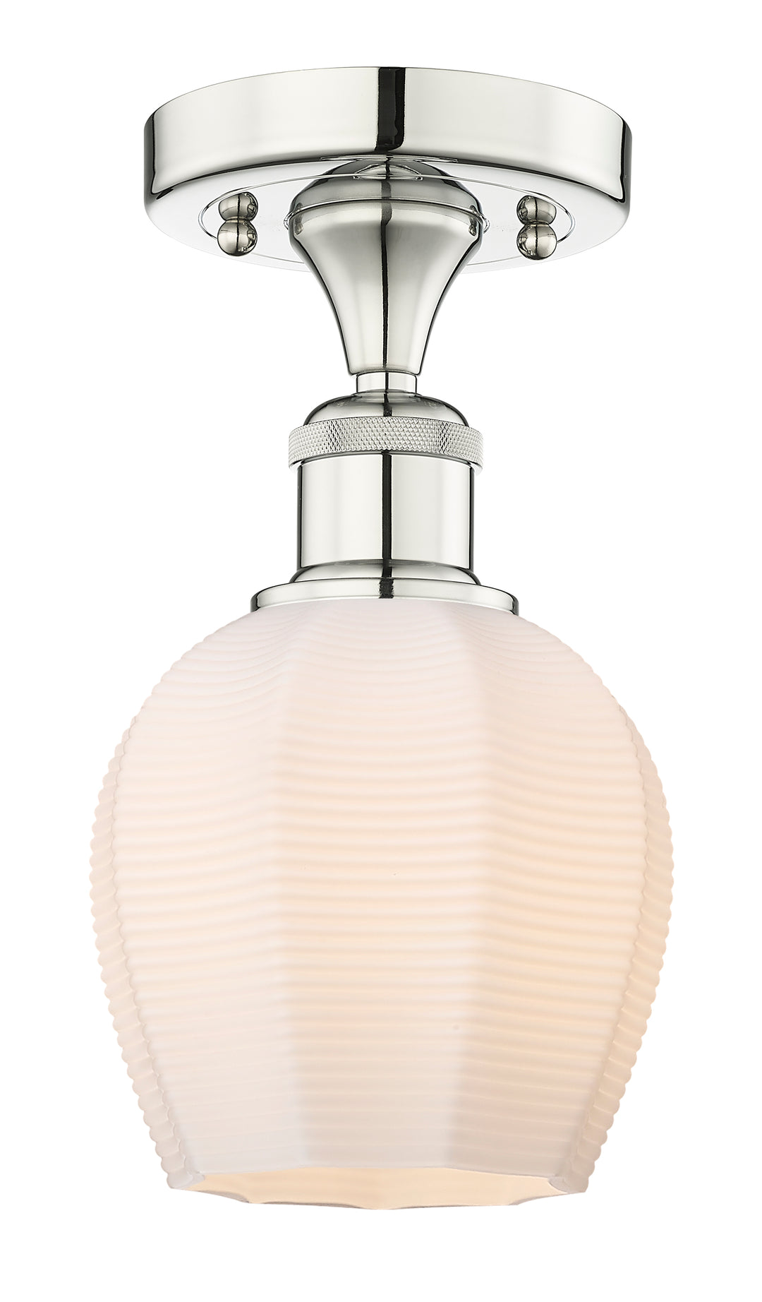 Innovations Lighting Norfolk 6" Semi-Flush Mount - Polished Nickel
