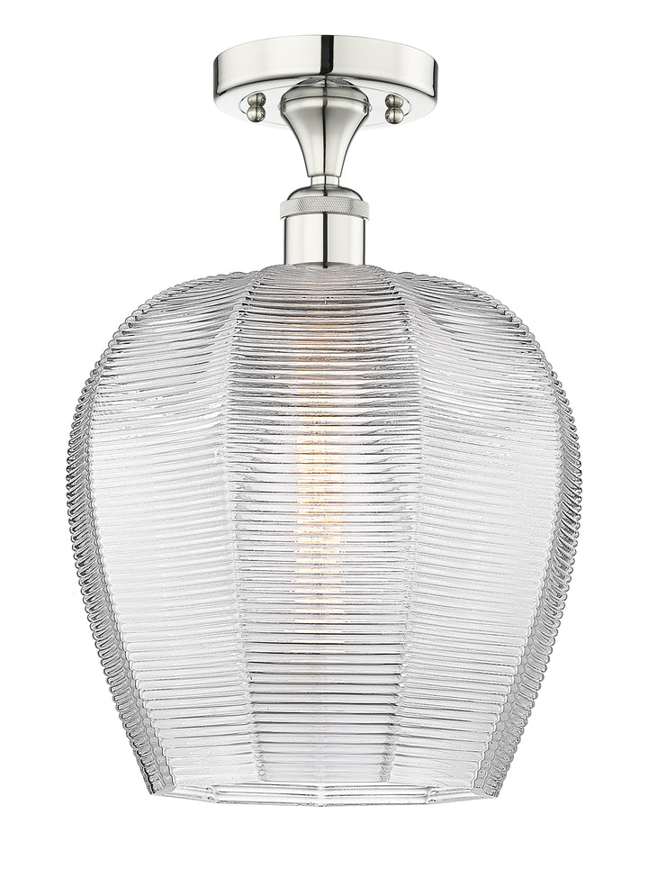 Innovations Lighting Norfolk 12" Semi-Flush Mount - Polished Nickel