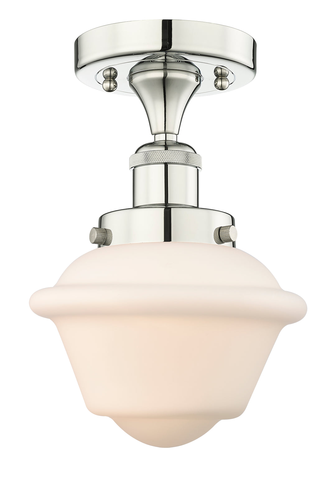 Innovations Lighting Oxford 7.5" Semi-Flush Mount - Polished Nickel