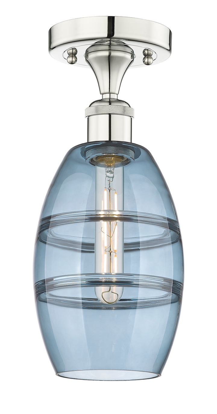 Innovations Lighting Vaz 6" Semi-Flush Mount - Polished Nickel