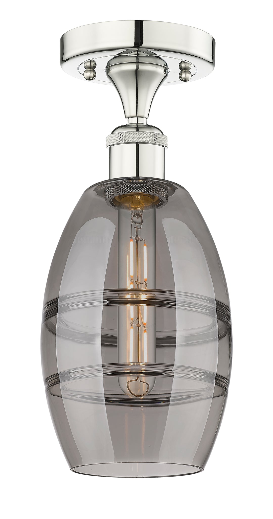 Innovations Lighting Vaz 6" Semi-Flush Mount - Polished Nickel