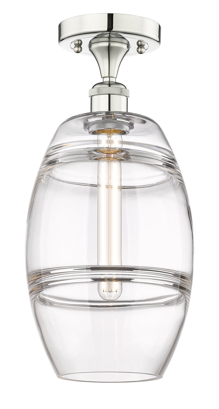 Innovations Lighting Vaz 8" Semi-Flush Mount - Polished Nickel