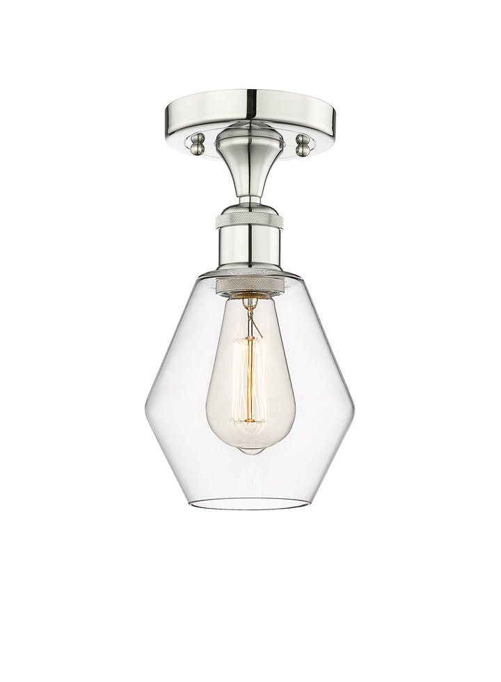 Innovations Lighting Cindyrella 6" Semi-Flush Mount - Polished Nickel