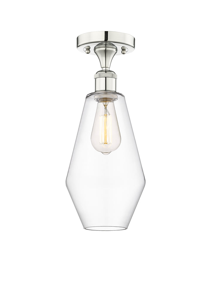 Innovations Lighting Cindyrella 7" Semi-Flush Mount - Polished Nickel