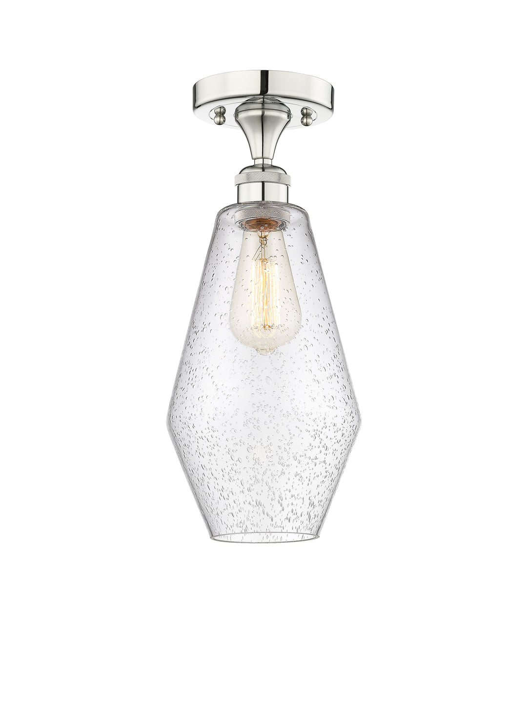 Innovations Lighting Cindyrella 7" Semi-Flush Mount - Polished Nickel