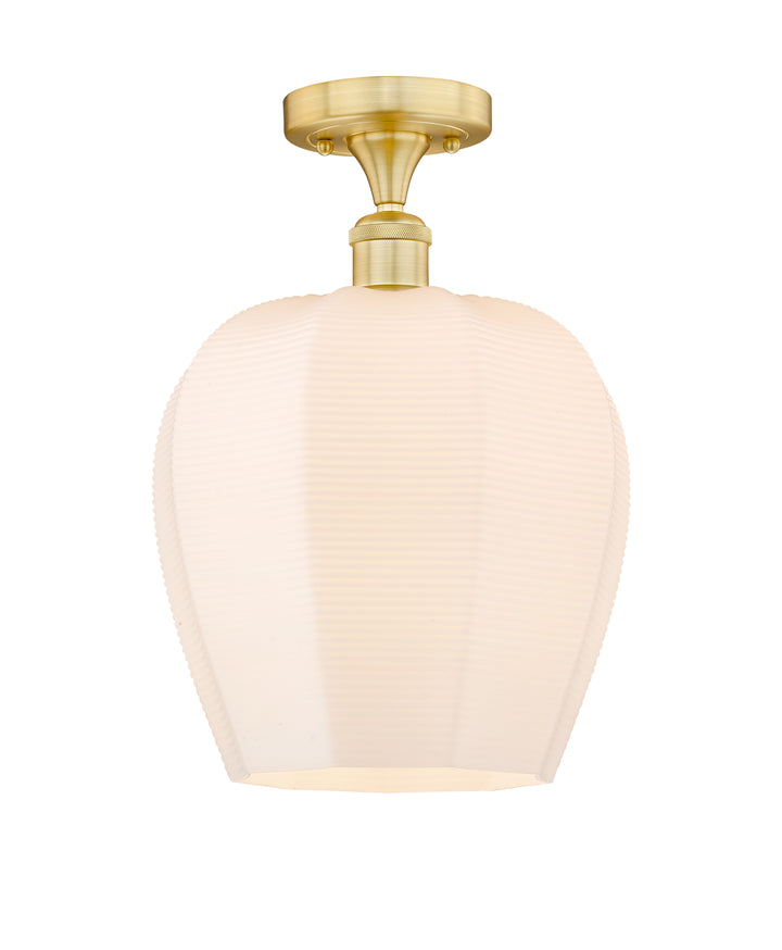 Innovations Lighting Norfolk 12" Semi-Flush Mount - Satin Gold