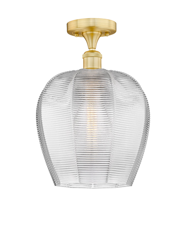 Innovations Lighting Norfolk 12" Semi-Flush Mount - Satin Gold