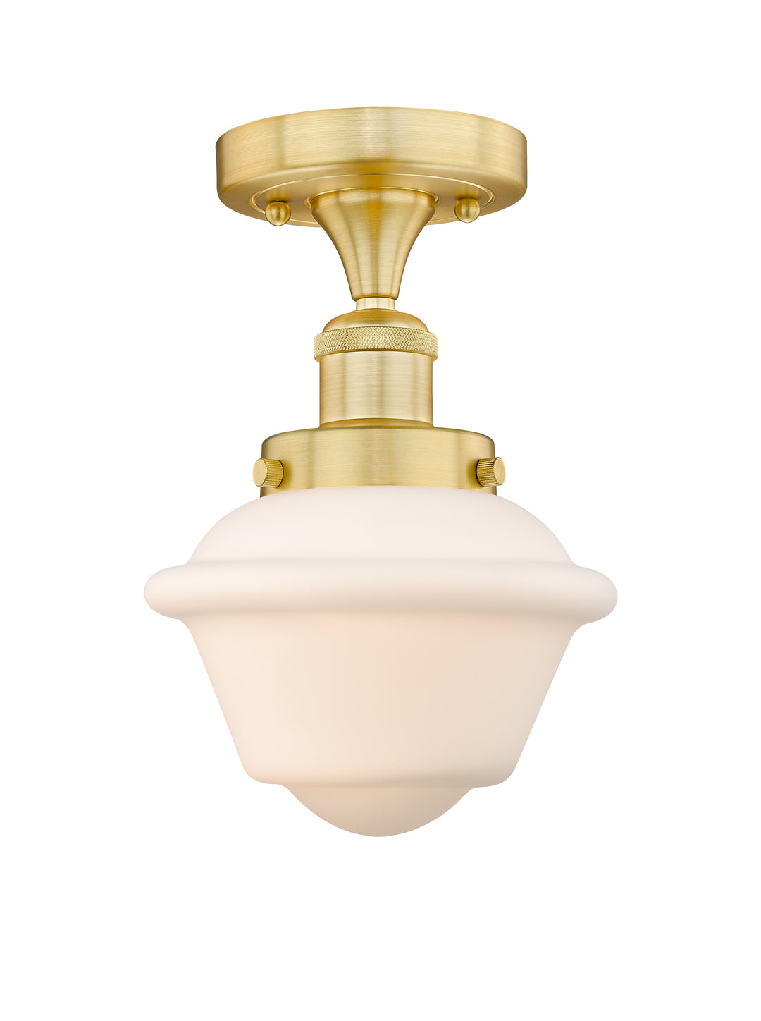 Innovations Lighting Oxford 7.5" Semi-Flush Mount - Satin Gold