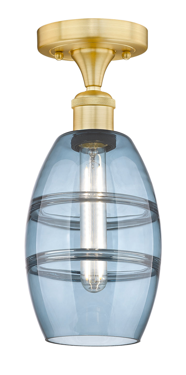 Innovations Lighting Vaz 6" Semi-Flush Mount - Satin Gold