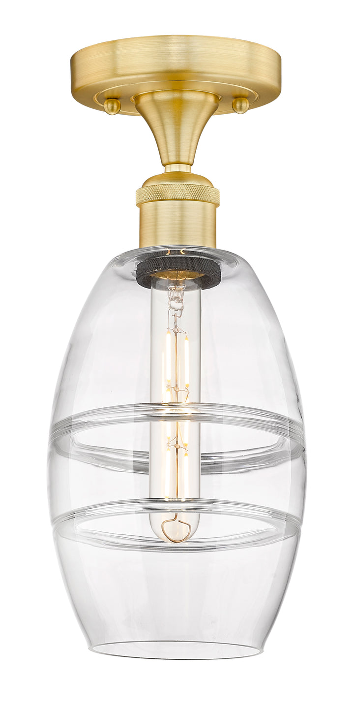 Innovations Lighting Vaz 6" Semi-Flush Mount - Satin Gold