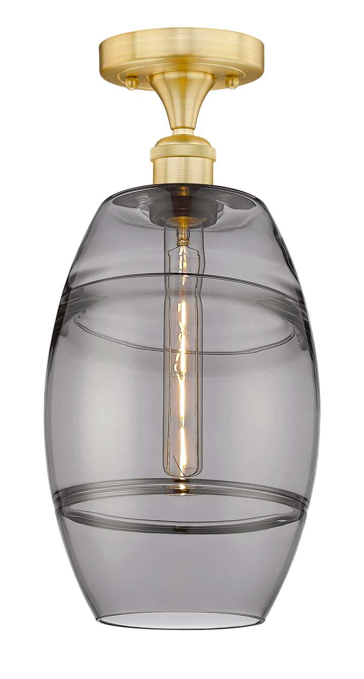 Innovations Lighting Vaz 8" Semi-Flush Mount - Satin Gold