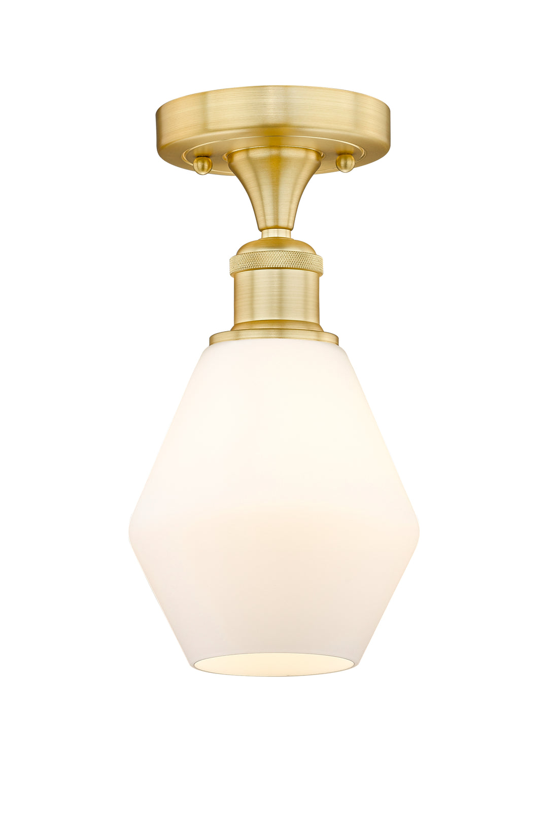 Innovations Lighting Cindyrella 6" Semi-Flush Mount - Satin Gold