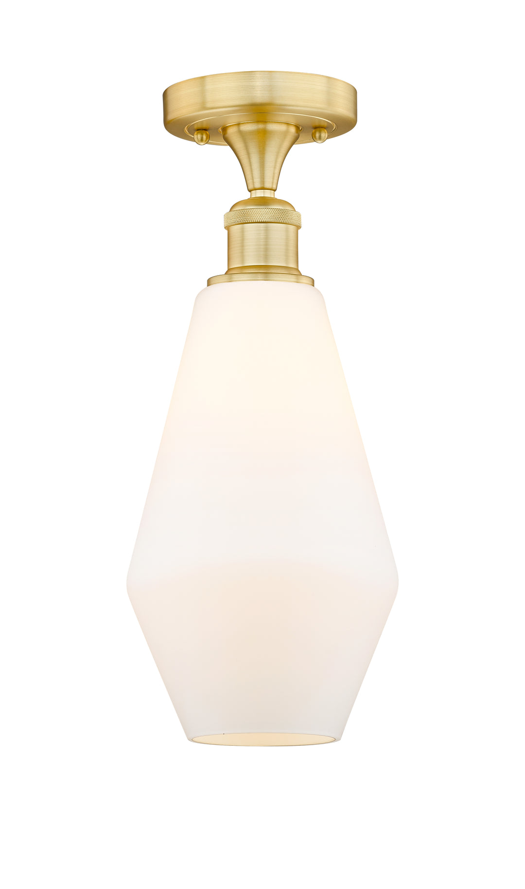 Innovations Lighting Cindyrella 7" Semi-Flush Mount - Satin Gold