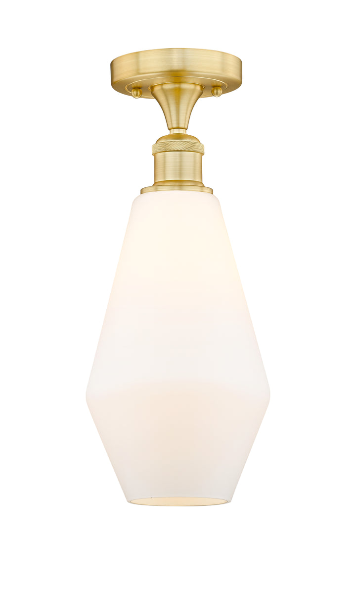 Innovations Lighting Cindyrella 7" Semi-Flush Mount - Satin Gold