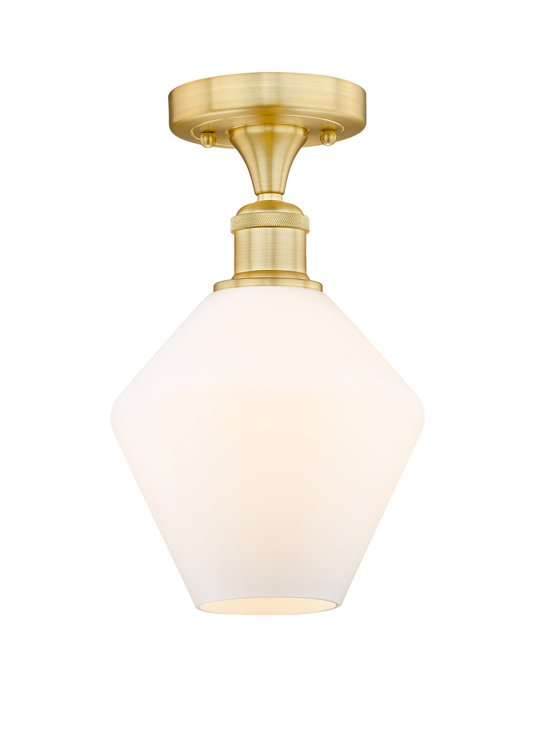 Innovations Lighting Cindyrella 8" Semi-Flush Mount - Satin Gold