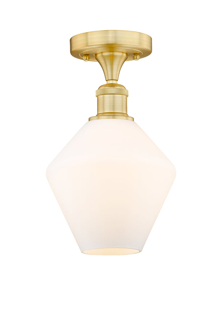 Innovations Lighting Cindyrella 8" Semi-Flush Mount - Satin Gold