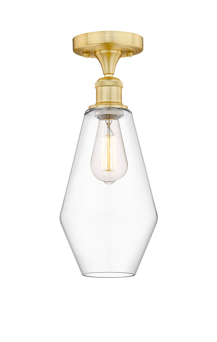 Innovations Lighting Cindyrella 7" Semi-Flush Mount - Satin Gold