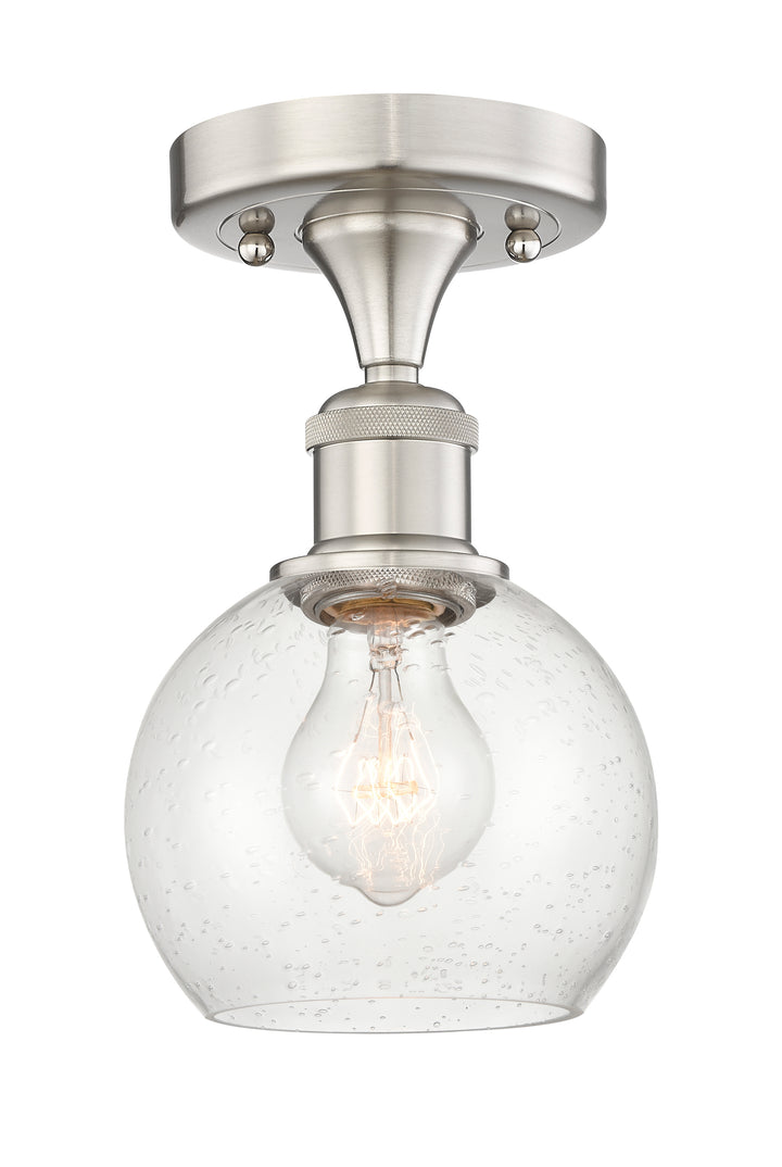 Innovations Lighting Athens 6" Semi-Flush Mount - Brushed Satin Nickel