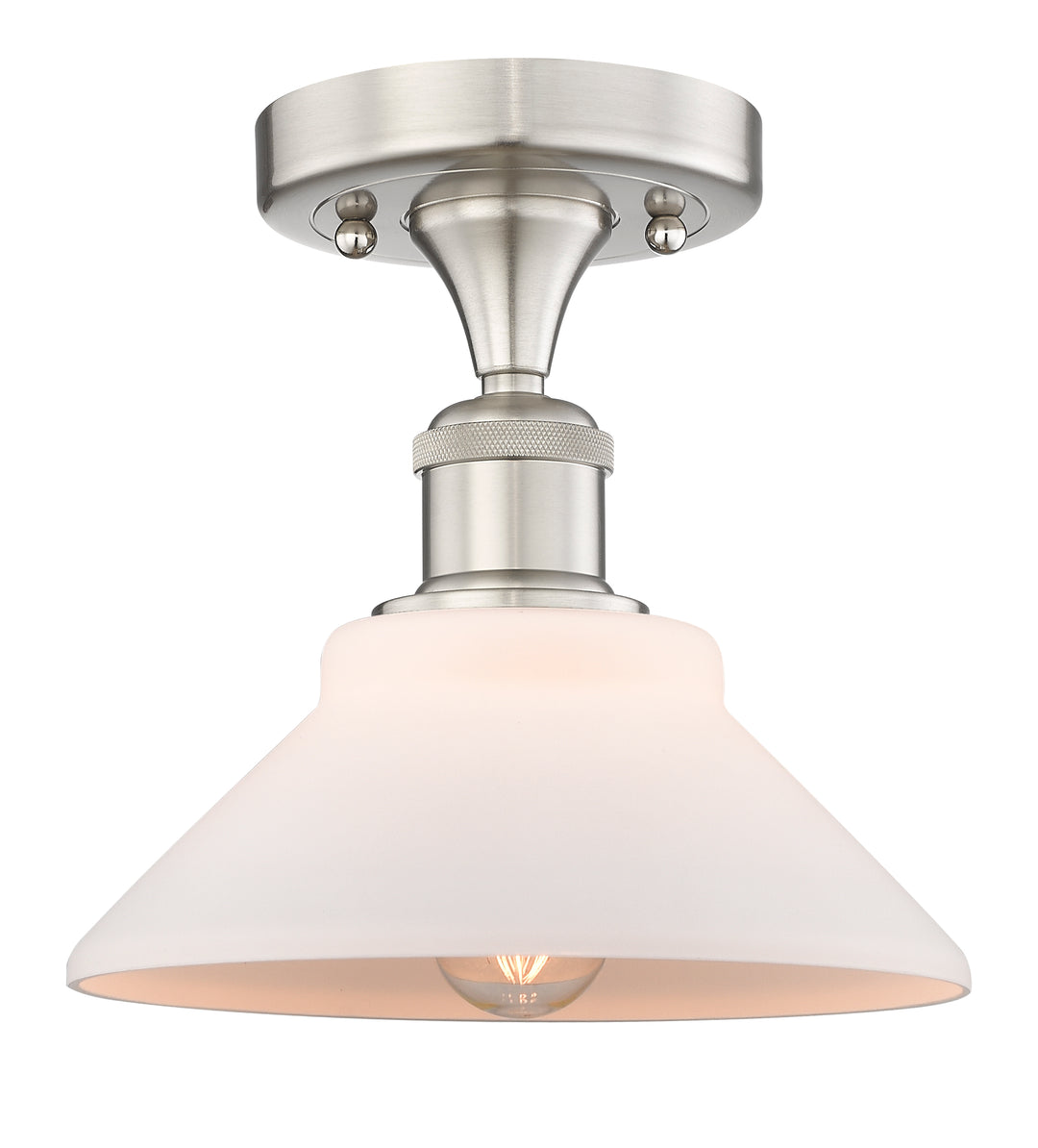 Innovations Lighting Orwell 9" Flush Mount - Brushed Satin Nickel