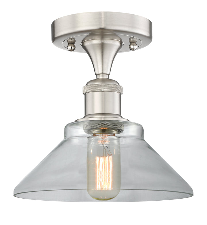 Innovations Lighting Orwell 9" Flush Mount - Brushed Satin Nickel