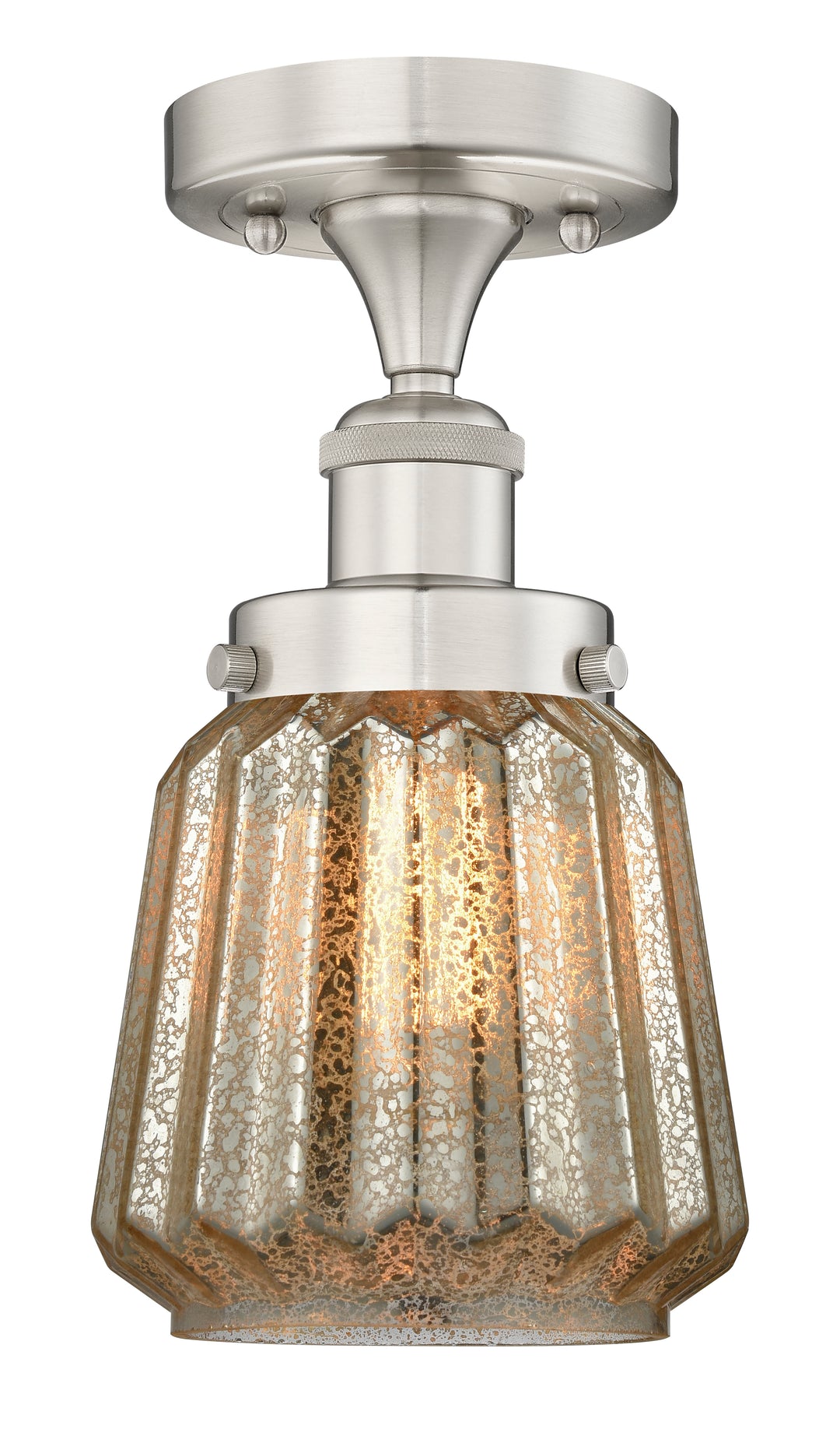 Innovations Lighting Chatham 6" Semi-Flush Mount - Brushed Satin Nickel