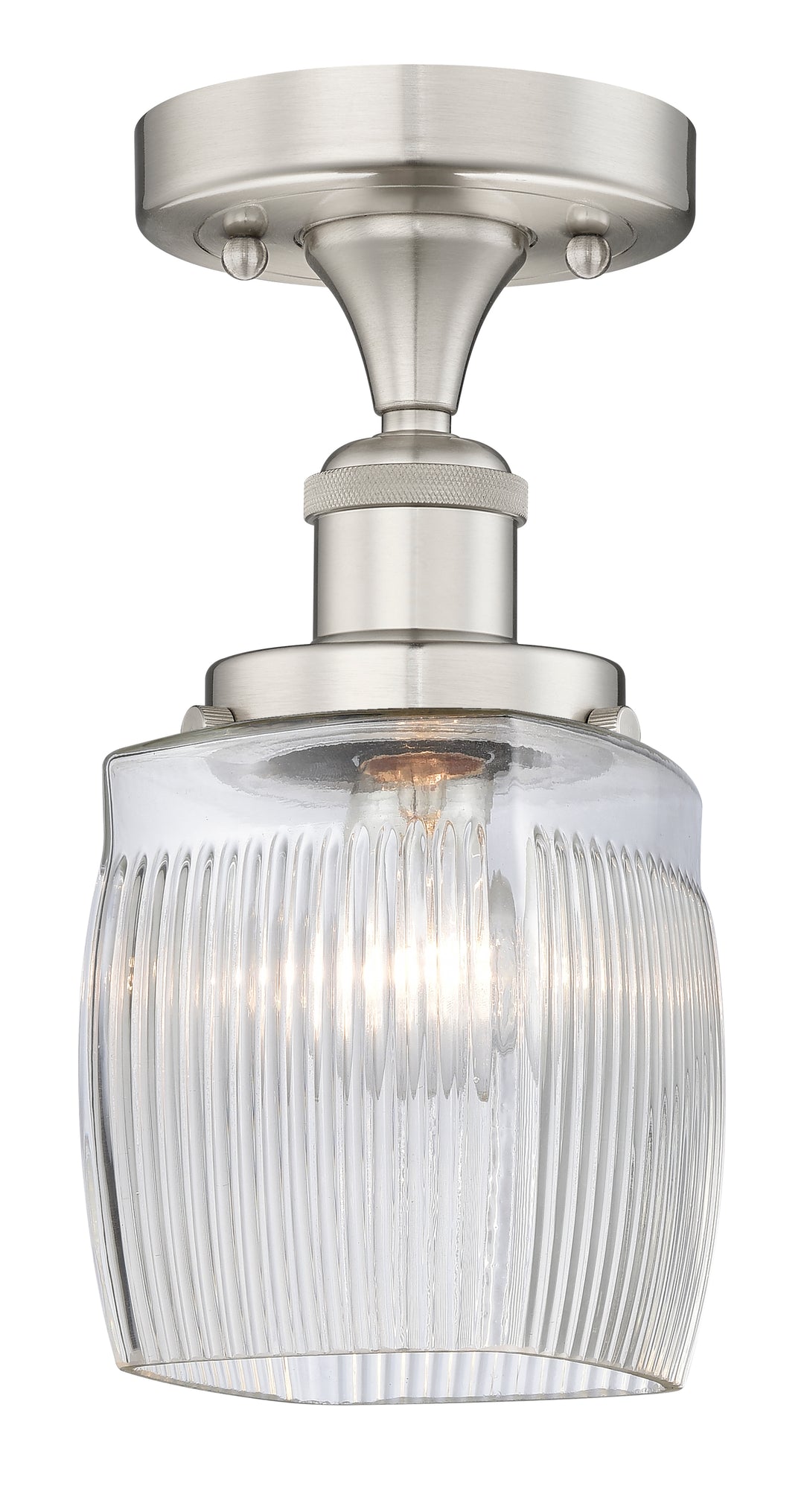 Innovations Lighting Colton Semi-Flush Mount - Brushed Satin Nickel