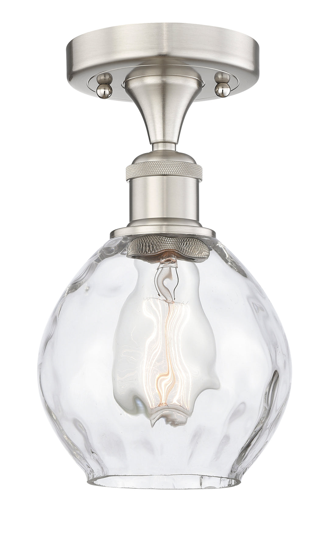Innovations Lighting Waverly 6" Semi-Flush Mount - Brushed Satin Nickel