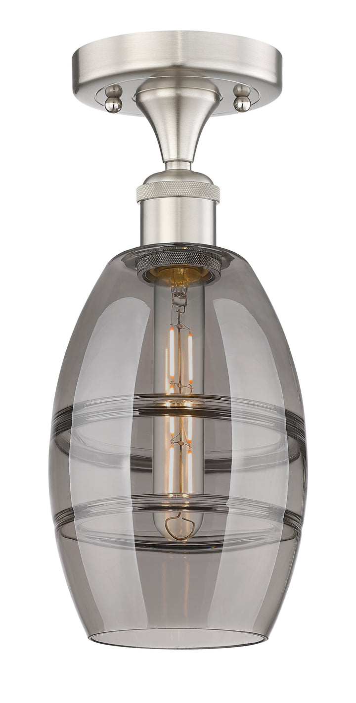 Innovations Lighting Vaz 6" Semi-Flush Mount - Brushed Satin Nickel