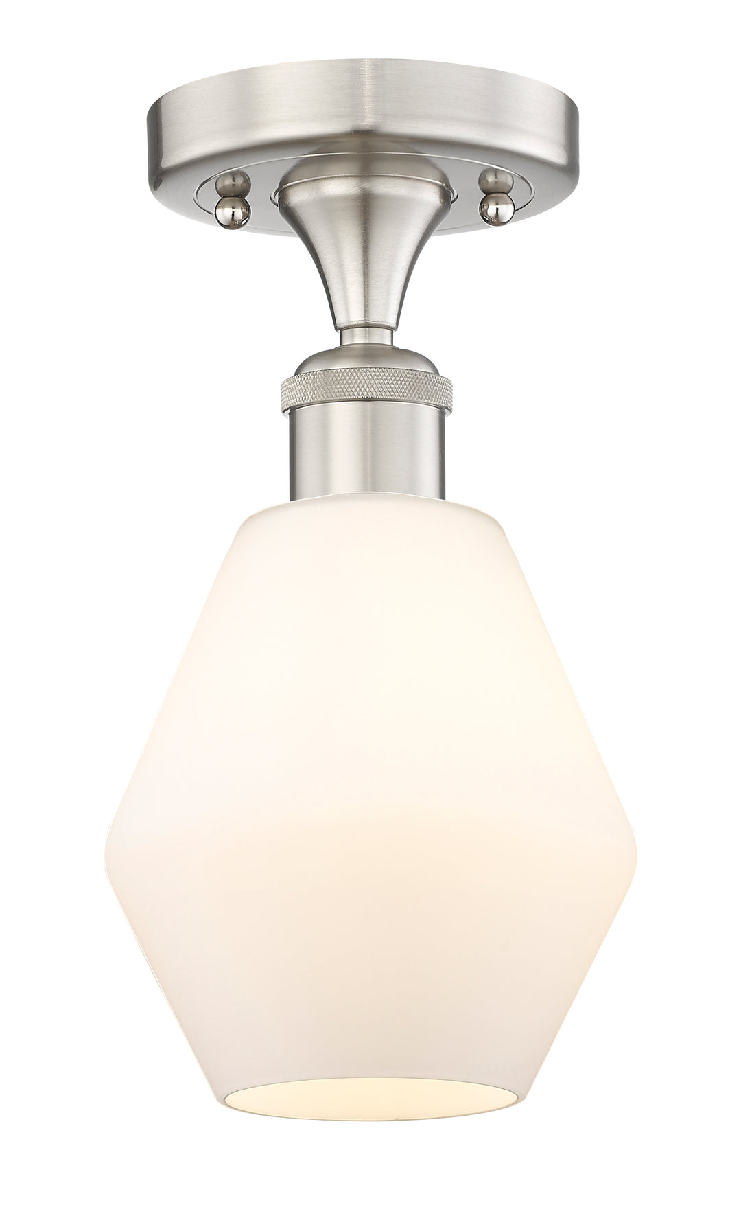 Innovations Lighting Cindyrella 6" Semi-Flush Mount - Brushed Satin Nickel