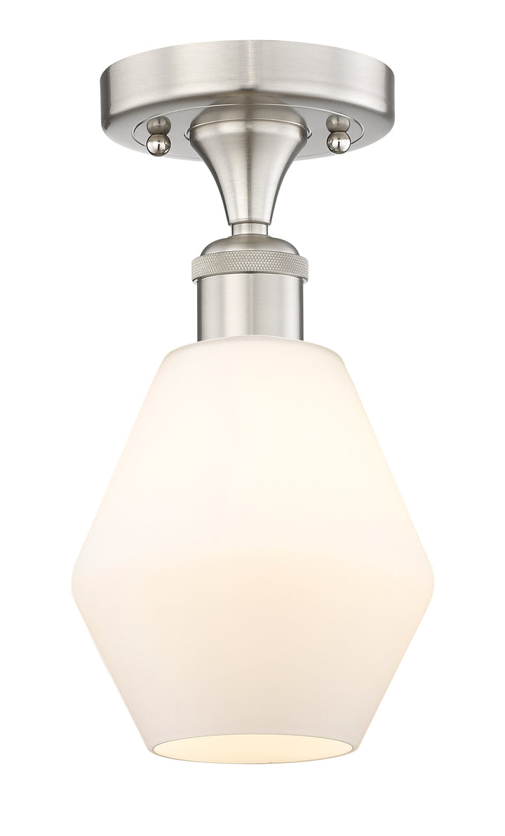 Innovations Lighting Cindyrella 6" Semi-Flush Mount - Brushed Satin Nickel