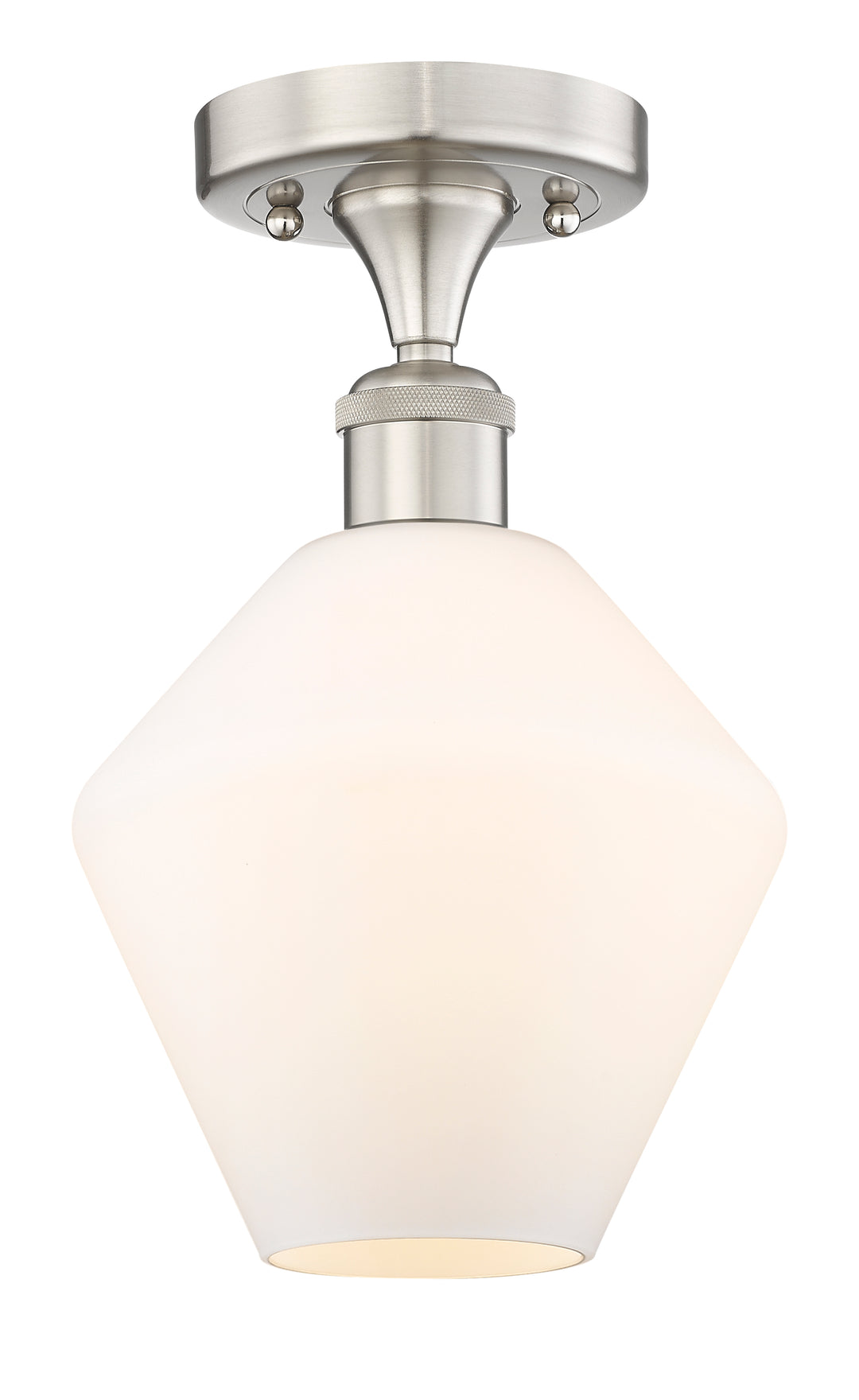 Innovations Lighting Cindyrella 8" Semi-Flush Mount - Brushed Satin Nickel