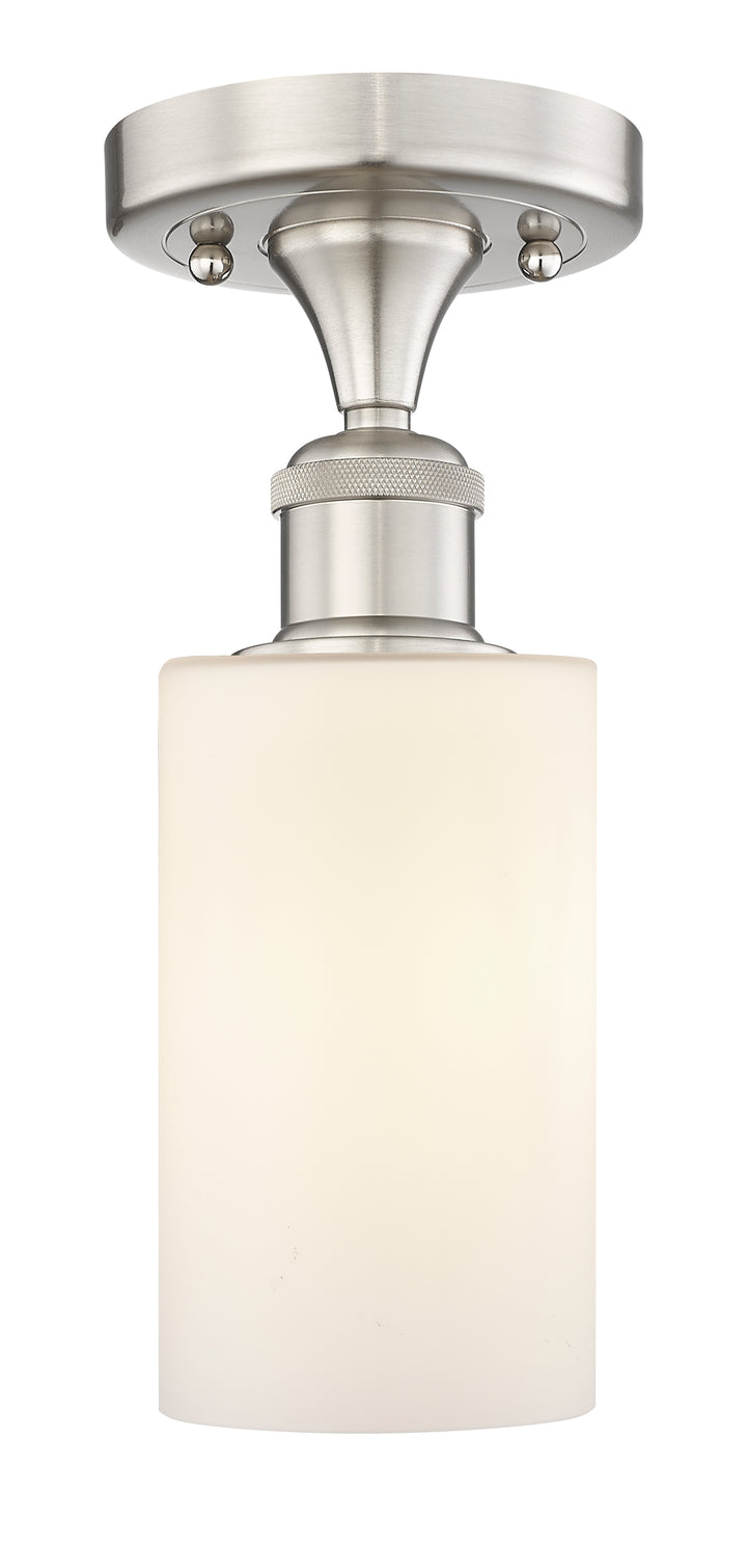 Innovations Lighting Clymer 4" Semi-Flush Mount - Brushed Satin Nickel