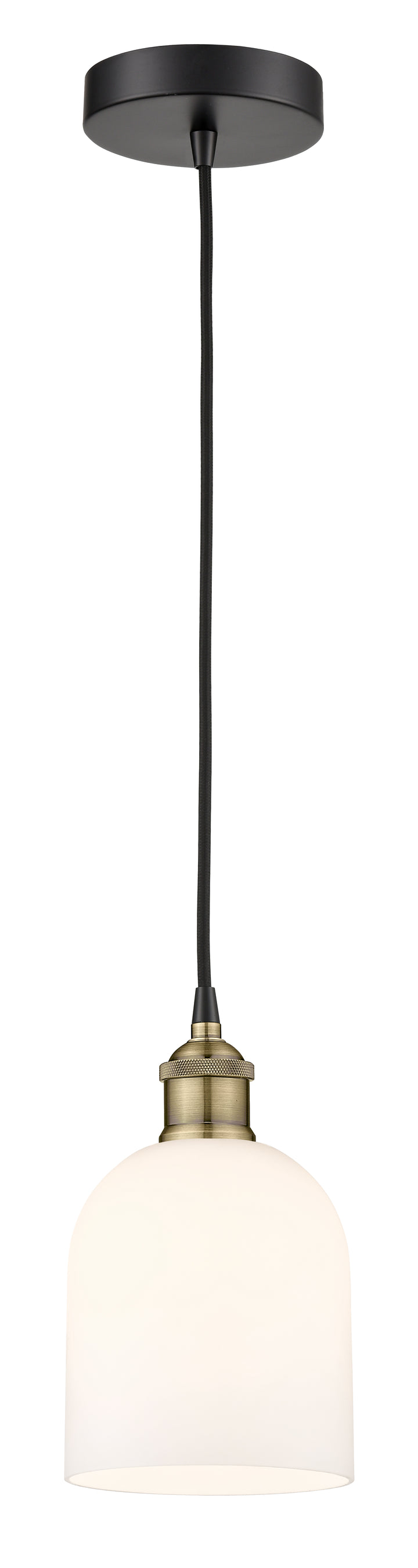 Innovations Lighting Bella 6" Mini Pendant - Black Antique Brass Mini-Pendants Innovations Lighting   