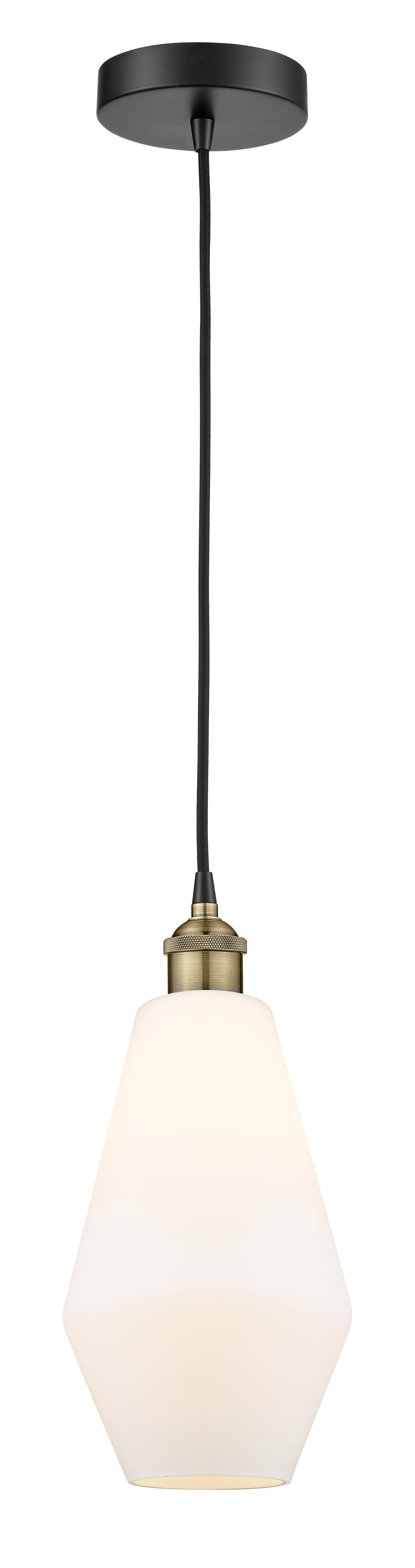 Innovations Lighting Cindyrella 7" Mini Pendant - Black Antique Brass
