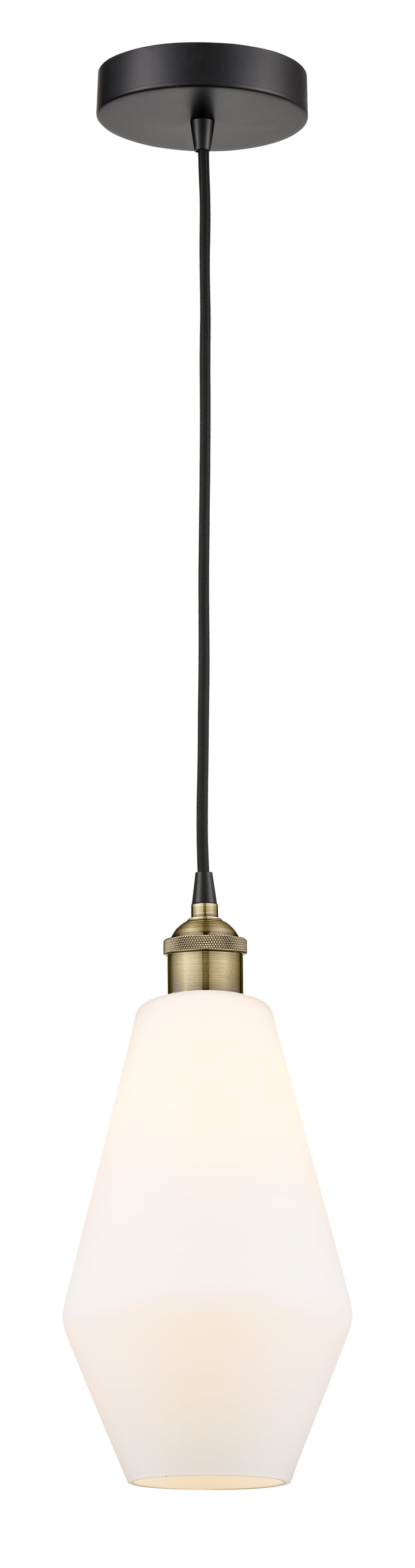 Innovations Lighting Cindyrella 7" Mini Pendant - Black Antique Brass