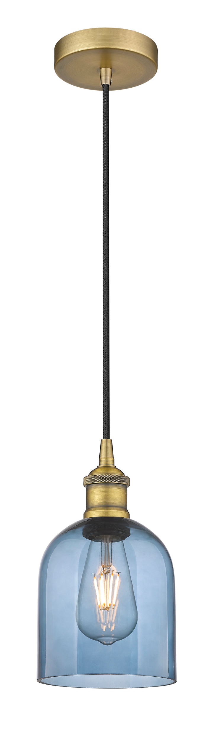 Innovations Lighting Bella 6" Mini Pendant - Brushed Brass Mini-Pendants Innovations Lighting   