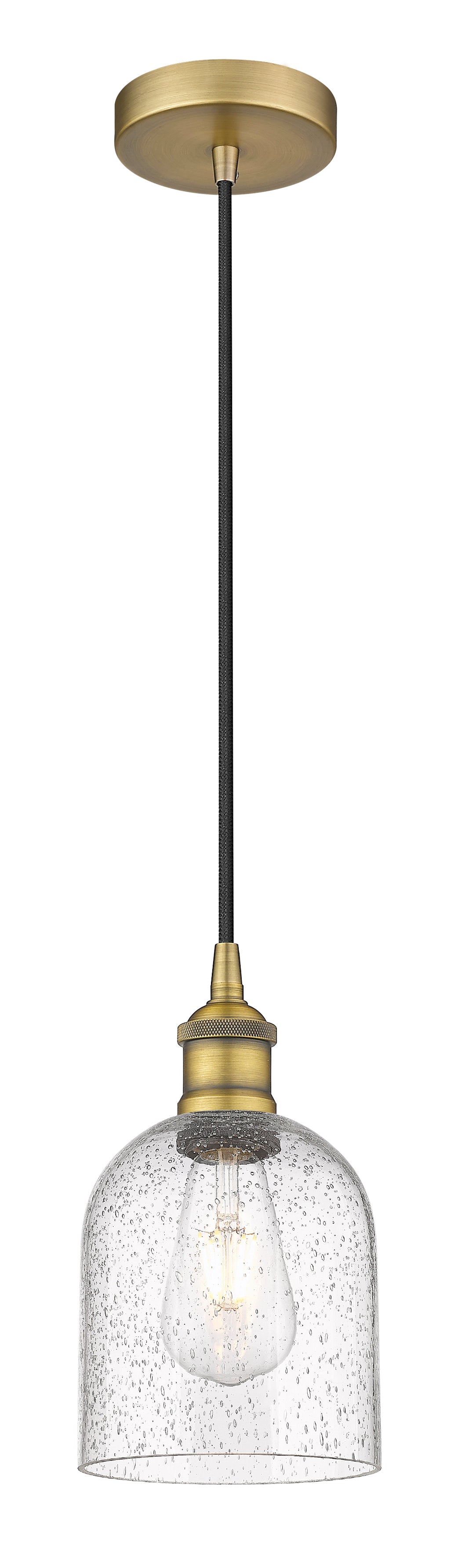 Innovations Lighting Bella 6" Mini Pendant - Brushed Brass Mini-Pendants Innovations Lighting   