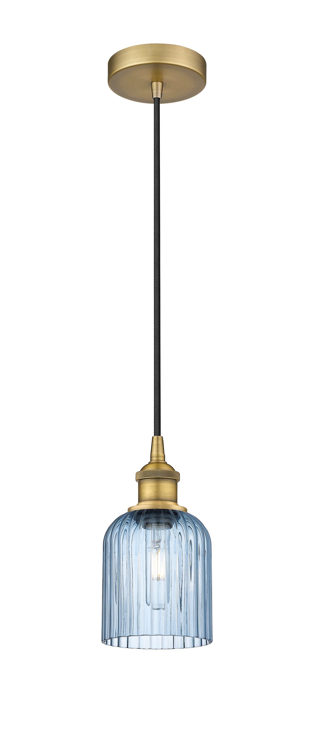 Innovations Lighting Bridal Veil 5" Mini Pendant - Brushed Brass Mini-Pendants Innovations Lighting   