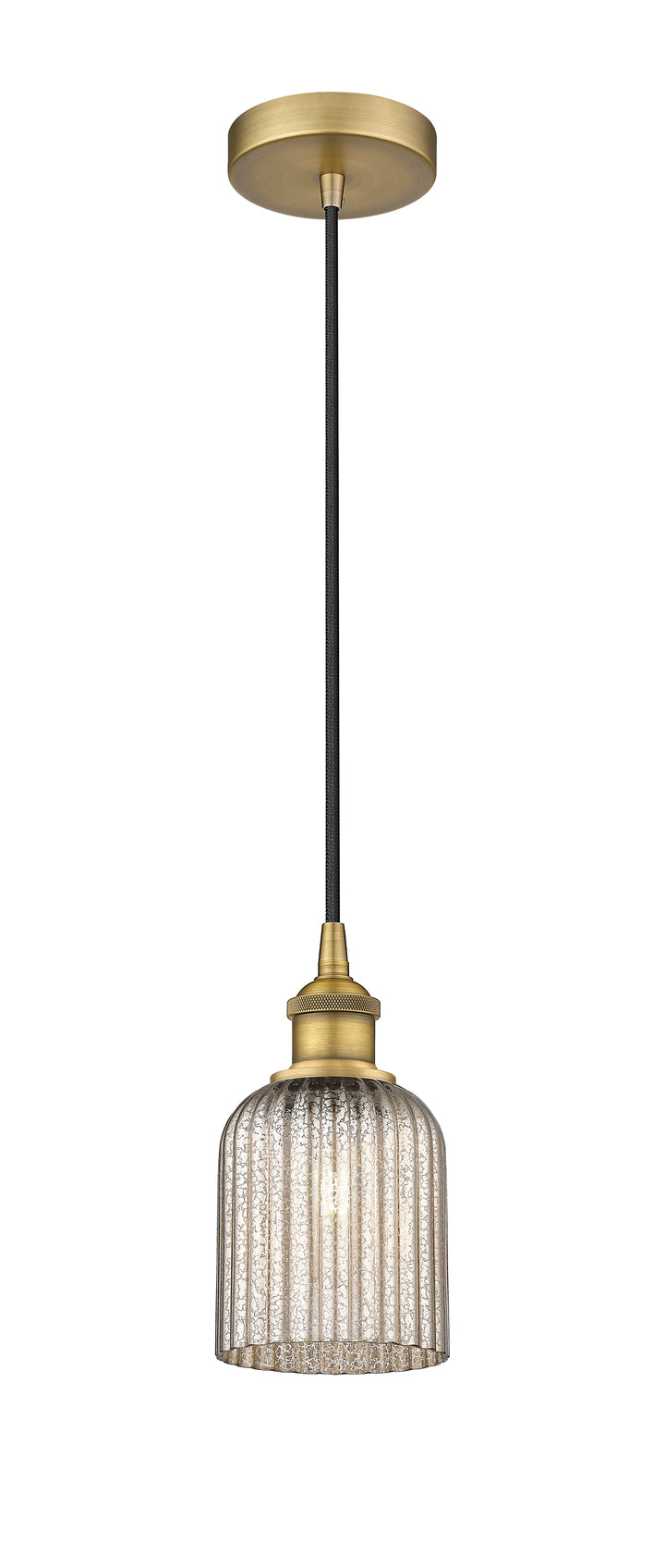 Innovations Lighting Bridal Veil 5" Mini Pendant - Brushed Brass Mini-Pendants Innovations Lighting   