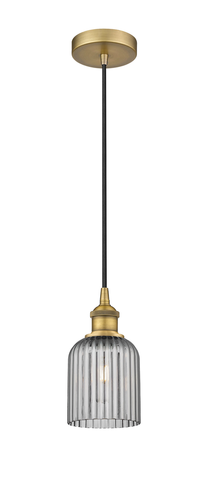 Innovations Lighting Bridal Veil 5" Mini Pendant - Brushed Brass Mini-Pendants Innovations Lighting   