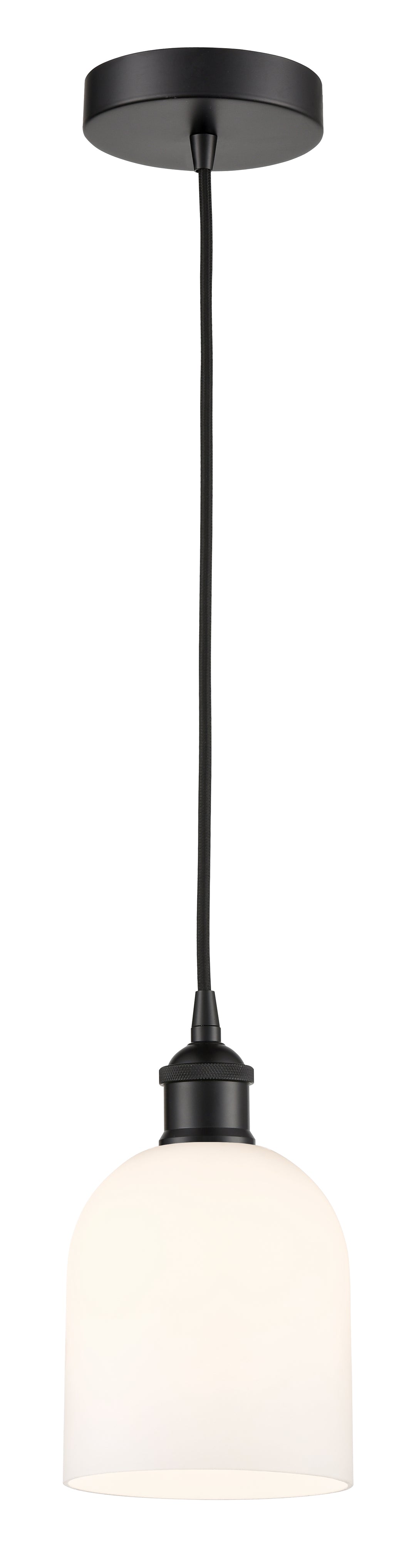 Innovations Lighting Bella 6" Mini Pendant - Matte Black Mini-Pendants Innovations Lighting   