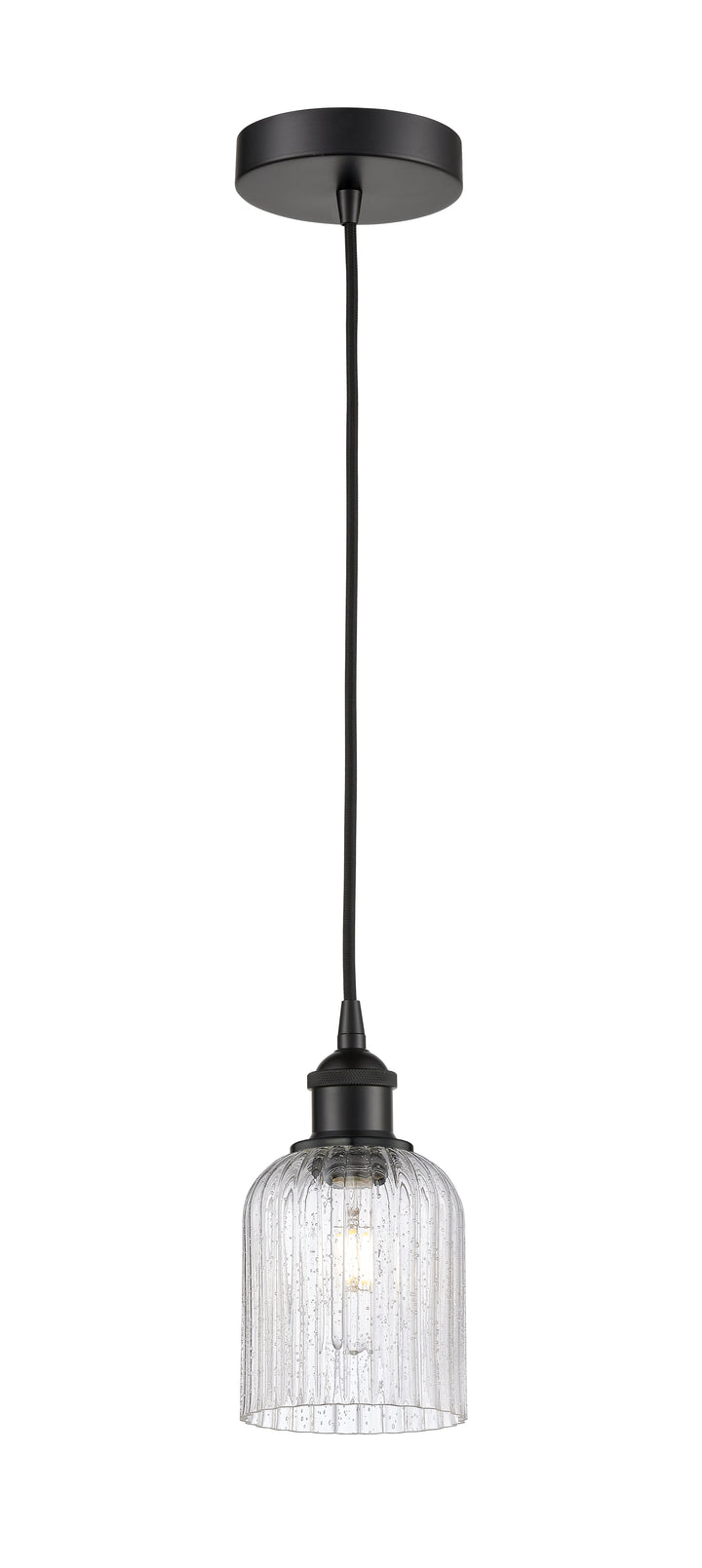 Innovations Lighting Bridal Veil 5" Mini Pendant - Matte Black Mini-Pendants Innovations Lighting   