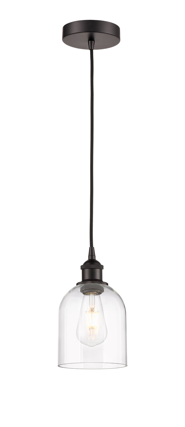 Innovations Lighting Bella 6" Mini Pendant - Oil Rubbed Bronze Mini-Pendants Innovations Lighting   