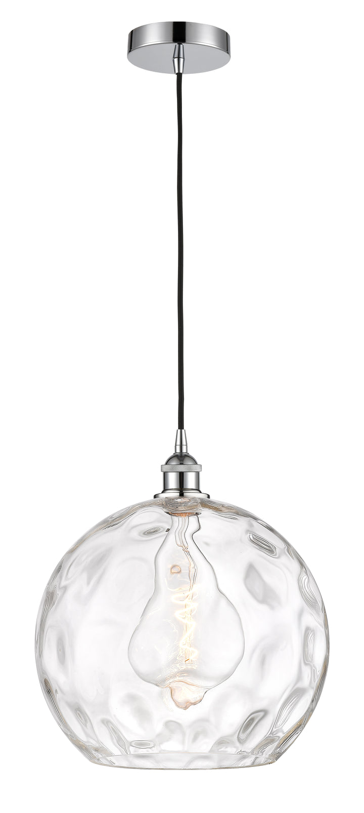 Innovations Lighting Athens Water Glass 14" Pendant - Polished Chrome