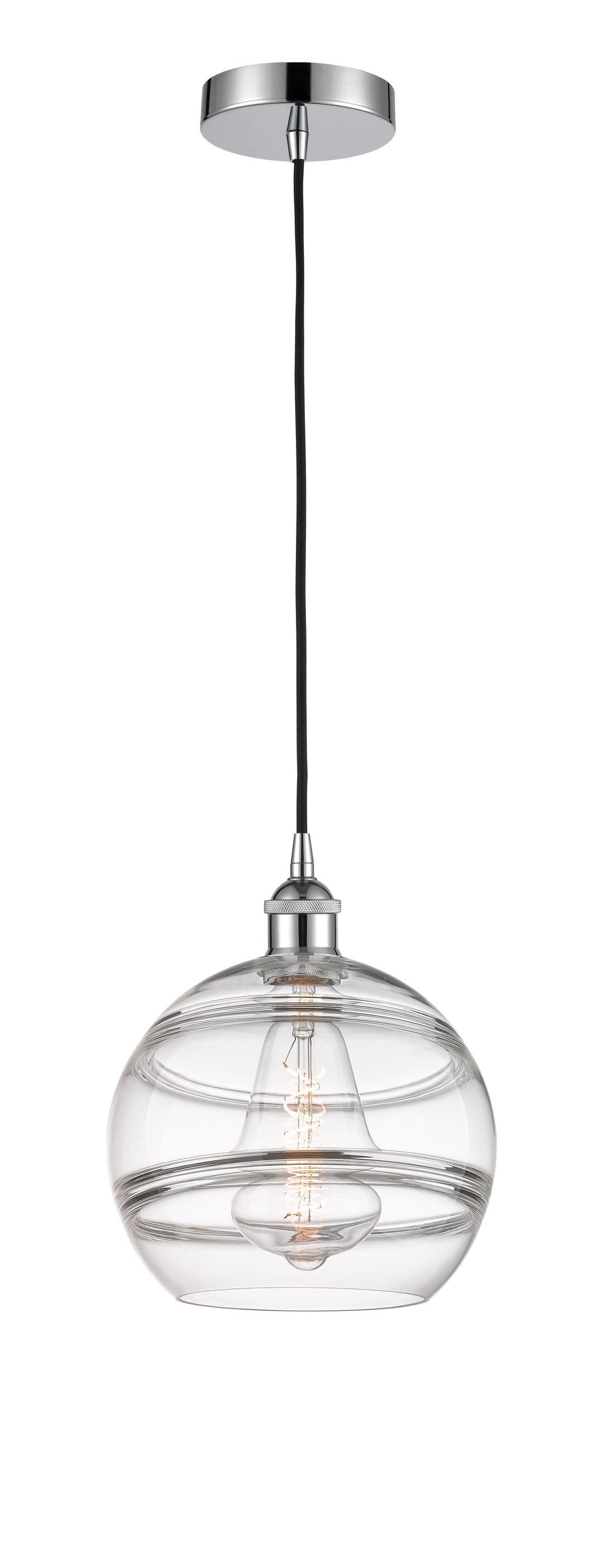 Innovations Lighting Rochester 10" Mini Pendant - Polished Chrome Mini-Pendants Innovations Lighting   